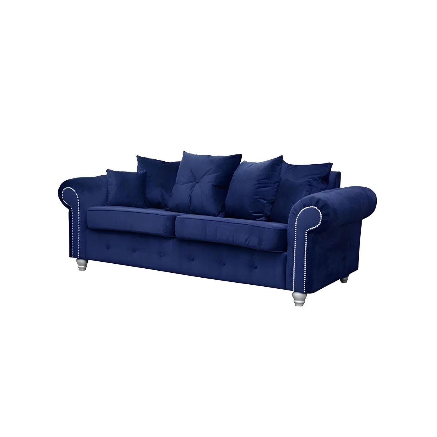 Ashwin Plush Velvet Sofa – Corner, 2 & 3 Seater, Thick Foam Cushions, Modern Luxury Sofa
