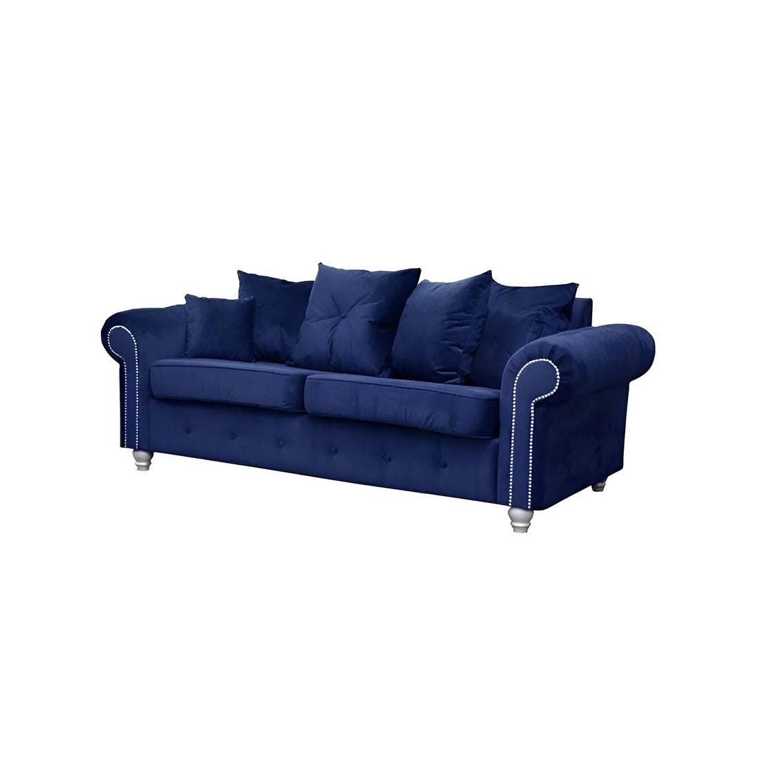 Ashwin Plush Velvet Sofa – Corner, 2 & 3 Seater, Thick Foam Cushions, Modern Luxury Sofa