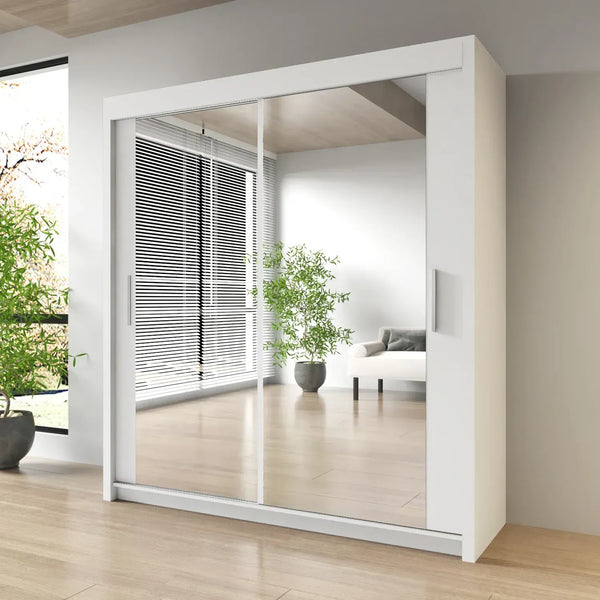 Milan - Sliding Mirror Door Wardrobe