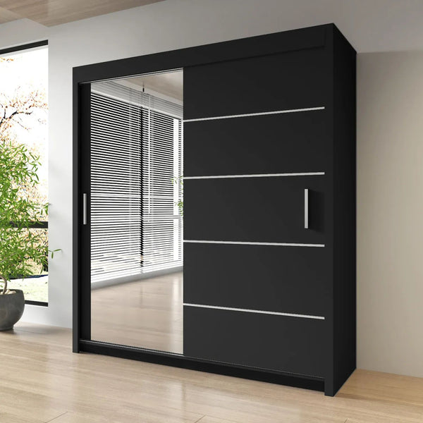 Lyon - Sliding Mirror Door Wardrobe