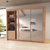 Sliding Mirror Door Wardrobe-Milan 250 cm
