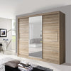 Sliding Mirror Door Wardrobe-Oslo 250 cm