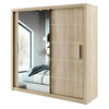 Sliding Mirror Door Wardrobe-Lyon 203 cm