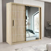 Sliding Mirror Door Wardrobe-Lyon 150 cm