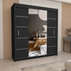 Sliding Mirror Door Wardrobe-Oslo 203 cm