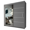 Sliding Mirror Door Wardrobe-Lyon 150 cm