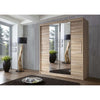 Sliding Mirror Door Wardrobe-Oslo 180 cm
