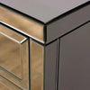 Valencia Mirrored 3 Drawer Bedside Table
