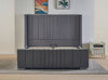 Plush Velvet Wing Ottoman Storage Bed