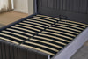Plush Velvet Wing Ottoman Storage Bed