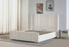 Plush Velvet Wing Ottoman Storage Bed